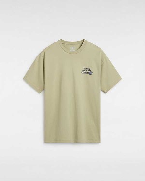 Beige Men Vans Wrenched T Shirts NZ | VN5392681