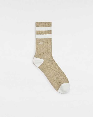 Beige Unisex Vans Classic Crew (1 Pair) Socks NZ | VN0437156