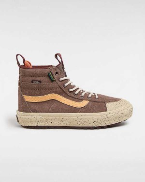 Beige Women Vans MTE Sk8-Hi Waterproof Shoes NZ | VN3685940