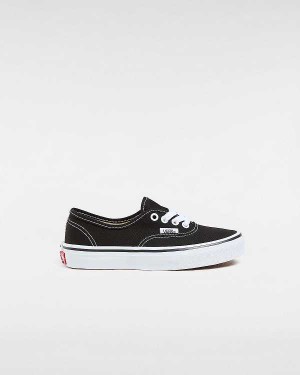 Black Kids' Vans Authentic (4-8 years) Sneakers NZ | VN6325081