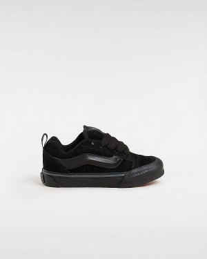 Black Kids' Vans Knu Skool (4-8 Years) Sneakers NZ | VN2987514