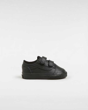 Black Kids' Vans Old Skool (1-4 Years) Sneakers NZ | VN9850746