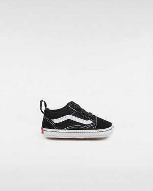 Black Kids' Vans Old Skool Crib (0-1 year) Sneakers NZ | VN2574018