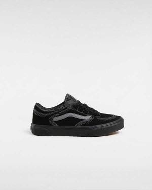 Black Kids' Vans Rowley Classic (8-14 Years) Sneakers NZ | VN7356481