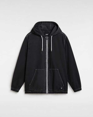 Black Men Vans Ashford Denim Jacket NZ | VN2496813