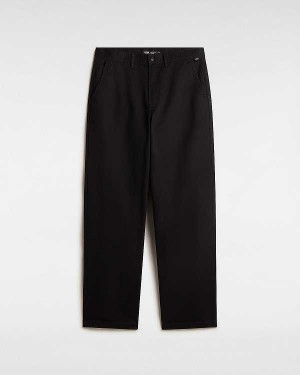 Black Men Vans Authentic Chino Baggy Pants NZ | VN4380672