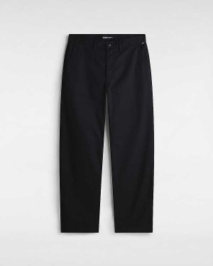 Black Men Vans Authentic Chino Loose Pants NZ | VN2143679