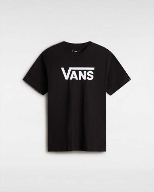 Black Men Vans Classic T Shirts NZ | VN8421536