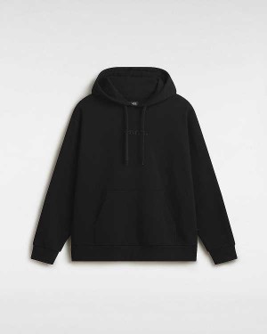 Black Men Vans Essential Relaxed Hoodie NZ | VN4125376