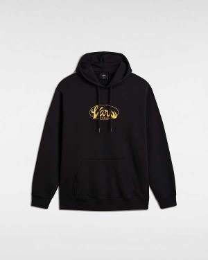 Black Men Vans Global Line Loose Hoodie NZ | VN6087134