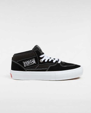 Black Men Vans Half Cab Skate Shoes NZ | VN6427185