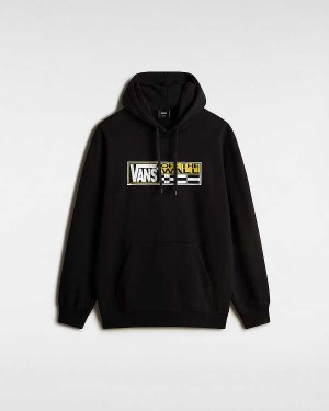 Black Men Vans Hi Stretch Hoodie NZ | VN8521706