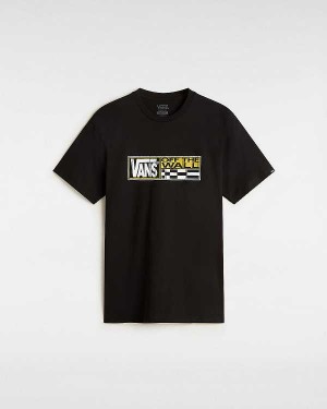 Black Men Vans Hi Stretch T Shirts NZ | VN0813652