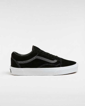 Black Men Vans Old Skool Pig Suede Sneakers NZ | VN3275906