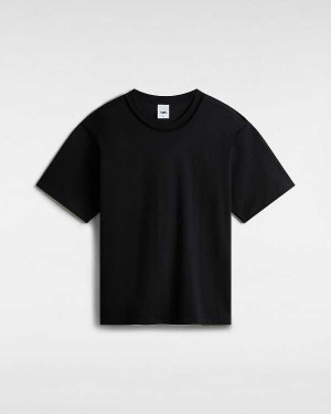 Black Men Vans Premium Logo T Shirts NZ | VN4958107