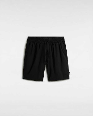 Black Men Vans Primary Solid Elastic Boardshorts NZ | VN6035284