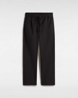 Black Men Vans Range Relaxed Elastic Pants NZ | VN0182679