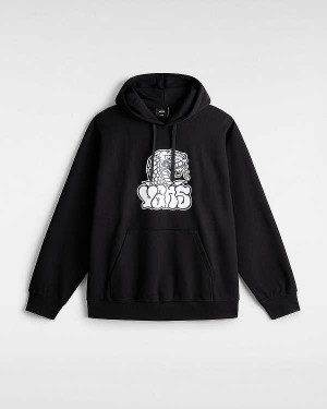 Black Men Vans Rattler Loose Hoodie NZ | VN5608497