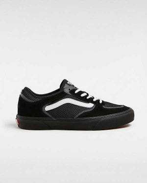 Black Men Vans Rowley Skate Shoes NZ | VN8257390