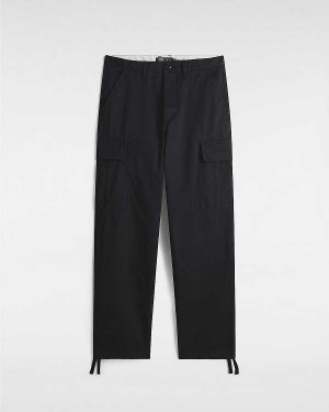 Black Men Vans Service Cargo Loose Tapered Pants NZ | VN4928307