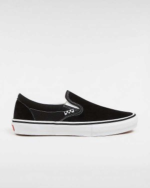 Black Men Vans Skate Slip On Shoes NZ | VN9278156