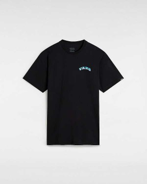 Black Men Vans True Waves T Shirts NZ | VN0356412