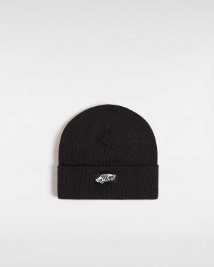 Black Unisex Vans Classic Tall Cuff Beanie NZ | VN8209514