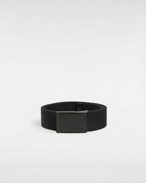 Black Unisex Vans Deppster Web Belts NZ | VN1257498