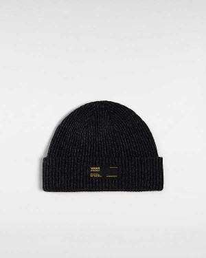 Black Unisex Vans Hamlin Cuff Beanie NZ | VN4259763