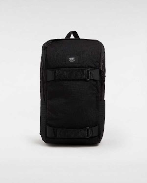 Black Unisex Vans Obstacle Backpacks NZ | VN0923475