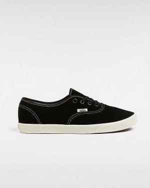 Black Women Vans Authentic Lowpro Suede Sneakers NZ | VN6950817