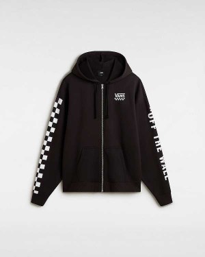 Black Women Vans Extra Fun Oversized Hoodie NZ | VN1258490