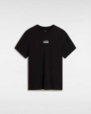 Black Women Vans Flying V Oversized T Shirts NZ | VN7389501