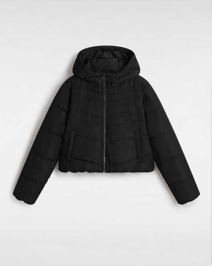 Black Women Vans MTE Foundry Crop Jacket NZ | VN9826540