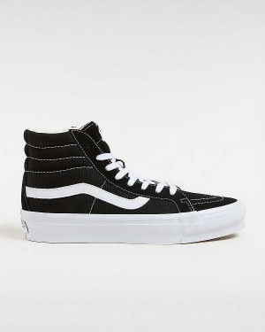 Black Women Vans Premium Sk8-Hi 38 Reissue Skate Shoes NZ | VN7952463