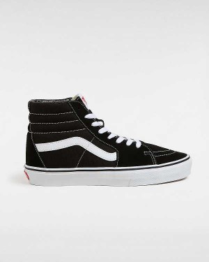 Black Women Vans Sk8-Hi Sneakers NZ | VN7163985