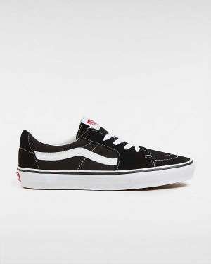 Black Women Vans Sk8-Low Skate Shoes NZ | VN2046789