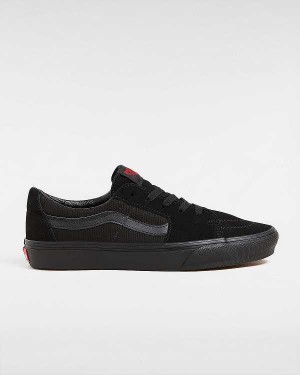 Black Women Vans Sk8-Low Sneakers NZ | VN3958216