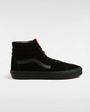 Black Women Vans Suede Sk8-Hi Sneakers NZ | VN0235148