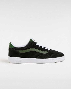 Black / Green Men Vans Cruze Too ComfyCush Sneakers NZ | VN0386527