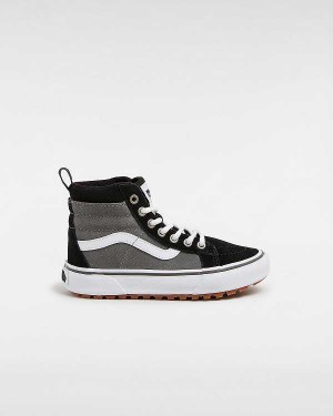 Black / Grey Kids' Vans MTE Sk8-Hi (4-8 Years) Sneakers NZ | VN2678041