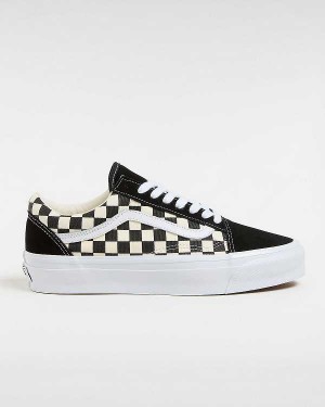 Black / White Men Vans Premium Old Skool 36 Skate Shoes NZ | VN0672159