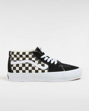 Black / White Men Vans Premium Sk8-Mid 83 Sneakers NZ | VN7340159