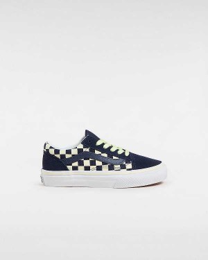 Blue Kids' Vans Old Skool (4-8 Years) Sneakers NZ | VN5760829