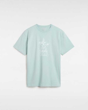 Blue Men Vans Crazy Eddy T Shirts NZ | VN3207681