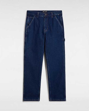 Blue Men Vans Drill Chore Relaxed Carpenter Pants NZ | VN4195328