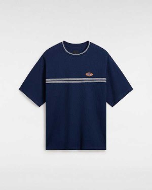 Blue Men Vans Galen Knit T Shirts NZ | VN6821059