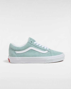 Blue Men Vans Old Skool Pig Suede Sneakers NZ | VN3570186