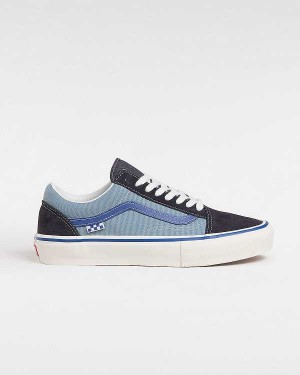 Blue Men Vans Old Skool Skate Shoes NZ | VN4238160