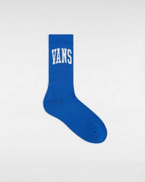 Blue Unisex Vans Arched Crew (1 Pair) Socks NZ | VN3605984